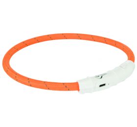 Trixie - Flash ring - Kunststof/TPU - Oranje - 45 cm/ ø 0.7 cm